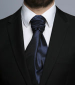 Richard Designs mens pre-tied cravat for weddings and special occasions available in 51 colours